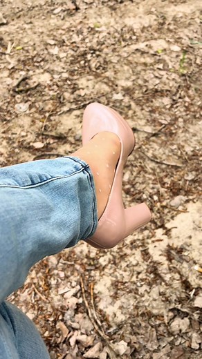 High heels in Forest part 1 👠 #heels #forest #highheels #heelschallenge