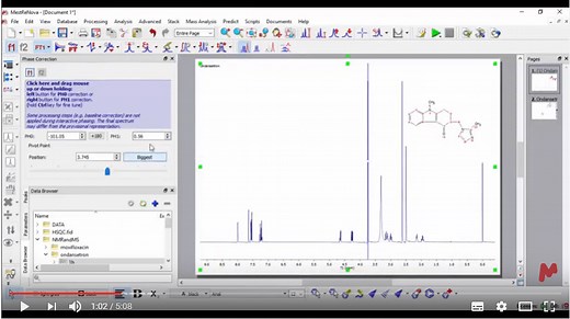 Mnova 1D NMR processing - A quick introduction - Mestrelab