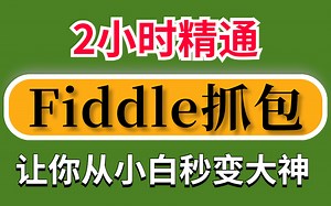 Fiddler抓包最全攻略教程，2小时精通