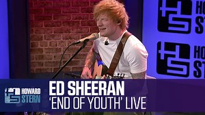 Ed Sheeran performs “End of Youth” live in the #SternShow studio during his recent interview with Howard Stern. | The Howard Stern Show