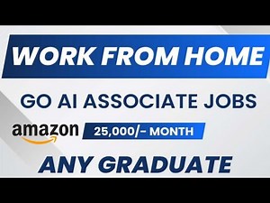Amazon associate ml data operations go-ai job notification 2025 | Work from home 2025 Jobs