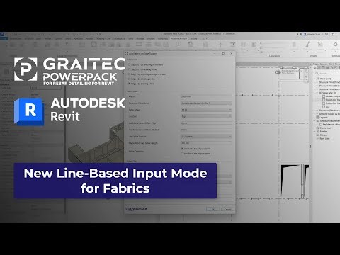 PowerPack Rebar Detailing for Revit: New Line-Based Input for Fabrics