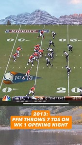 4.9K views · 3.4K reactions | 2013: Hosting the defending champion Ravens, who knocked Denver out of the playoffs in 2012, the Broncos exacted revenge behind a monster game from Peyton Manning to begin his second year in Denver. . . #broncos #ravens #denver #nfl #peytonmanning #trending | Rocky Mountain Replay | Facebook