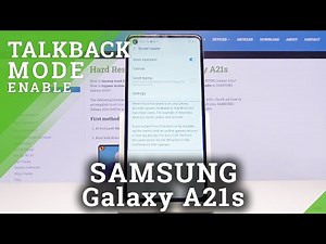 How to Enable TalkBack in SAMSUNG Galaxy A21s – How to Activate & Disable TalkBack Mode