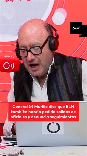 #6AMW | El general retirado Óscar Leonel Murillo Díaz, excomandante de la Séptima División del Ejército, aseguró en Caracol Radio que no solo el Clan del Golfo habría buscado incidir en la salida de oficiales de la Fuerza Pública, sino también el ELN, en medio de la política de paz total del Gobierno.🔗 Escuche la entrevista completa en nuestro canal de YouTube.#CaracolRadio #ELN #Paz