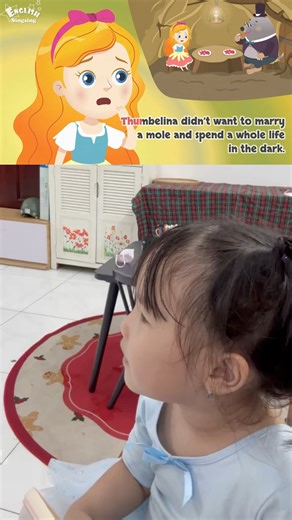 2.4K views · 102 reactions | Mọi người đi ngủ chưa? Mình cùng nghe em bé Daisy kể chuyện Cô bé Thumbelina nhé <3 #DaisyEnglishCorner#4yearsold# | Nguyet Nguyen | Facebook
