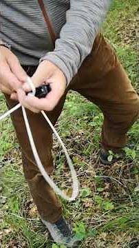 How to tighten a clothesline using a modern rope cleat