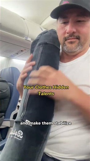 Stop neck pains and overpacking with this travel pillow