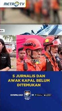 BREAKING NEWS - PENCARIAN 5 JURNALIS DAN 3 KRU KAPAL HILANG DI SELAT SUNDA TERUS BERLANJUT #shorts