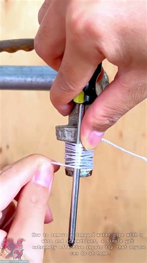 Fast Trick to Remove Broken Water Pipe #tools #shorts #viral #creative