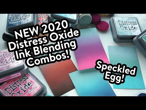 NEW 2020 Oxide Ink Blending Combos! Speckled Egg!