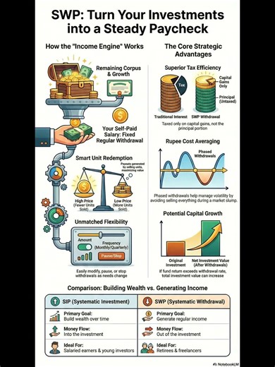 Systematic Withdrawal Plans (SWP): Your Guide to Regular Retirement Income #investmentstrategy
