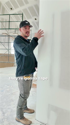 Drywall process for smooth walls