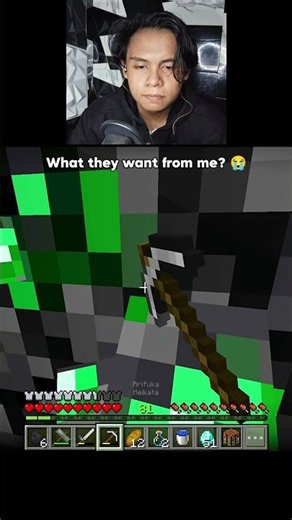 Never gonna mine Emerald again 🥀 #minecraft