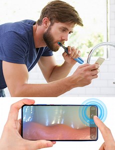 BYEBUG Electric Toothbrush with Camera, Daily Visible Teeth Care