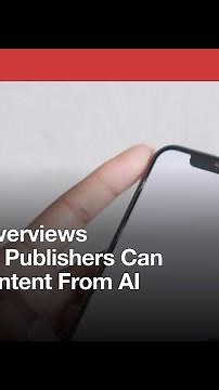 BREAKING: Google AI Overviews Opt-Out: UK Publishers Can Now Pull Content From AI Sea… #Shorts #News