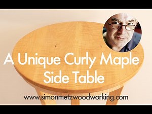 Shop Custom Curly Maple Furniture – Beautiful Table & Lamps