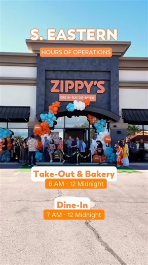 Zippy's Restaurants on Instagram: "Ready for your breakfast, lunch, dinner, dessert, snack, brunch, late-night, and any kine needs 😌 Come visit us at our new location, Zippy's S. Eastern! 📍 9570 S. Eastern Ave. Las Vegas, NV 89123 🤙🏽 Hours of Operation Takeout & Bakery: 6 AM - 12 Midnight Dine In: 7 AM - 12 Midnight"