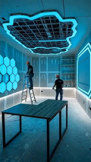 Neon Galaxy Gaming Room Setup 🌌💜 | Ultimate Dream Gaming Space