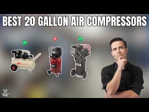 Best 20 Gallon Air Compressors in 2025 - Budget, Mid-Range and Premium Picks (Horizontal & Vertical)