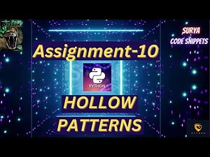 Hollow Right Triangle | Assignment-10 | CCBP | NxtWave CCBP 4.0 Telugu | Python Coding | Python