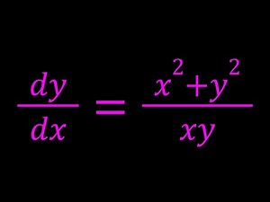 Solving a Homogeneous Differential Equation