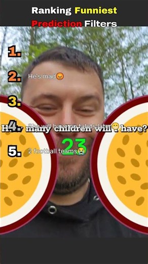 RANKING THE FUNNIEST PREDICTION FILTERS 🤣 #shorts #funny #filter #viral