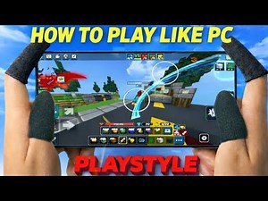 HOW TO PLAY LIKE PC PLAYER IN PHONE | BLOCKMAN GO BEDWARS