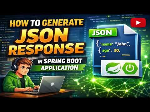 How to Generate JSON Response in Spring Boot Application | Step-by-Step Tutorial