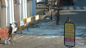 Colombo wakes up to heavy police presence after Sri Lanka terror attacks