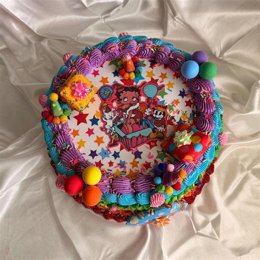 Betty Boop Fake Cake Decor | Birthday Cake | Vintage Cake Display | Home Decor | Room Decor | Spring Decor - Etsy Canada