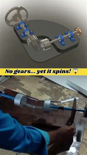 Gearless Power Transmission Explained ⚙️ | Amazing Mechanical Engineering #Shorts