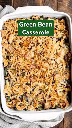 Green Bean Casserole | Creamy, Cozy Holiday Classic