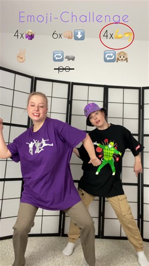 @twinstagram haben eine neue Emoji-Challenge für euch! Bereit? 💃🕺 #justdance2023 #emojichallenge #dancewithme #dancetiktok #twins