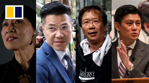 17K views · 34 reactions | Four former Hong Kong lawmakers convicted of subversion in a case involving 47 activists were released on April 29, 2025, after completing their jail terms. Read more: https://sc.mp/95410a | South China Morning Post | Facebook
