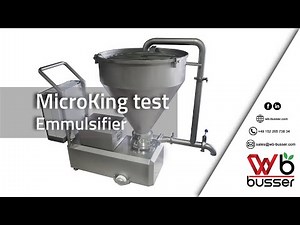 MicroKing test - Emulsifier for the food industry by WB Food Tec