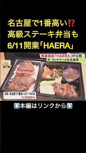 ⬆️本編はリンクから⬆️全65店が入る「HAERA」と待望のシネコン「TOHOシネマズ」11日開業のザ・ランドマーク名古屋栄を徹底解剖！東海初の「スタバ」も登場 #shorts