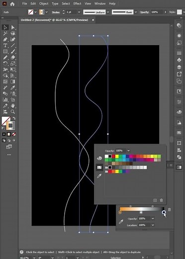 Create Stunning Gradient Lines in Illustrator | ‪@artoranetwork‬ | Illustrator Magic Series Day 1