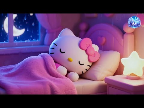 Goodnight with Hello Kitty 💤 Soothing Lullabies & Relaxing Music to Sleep Peacefully