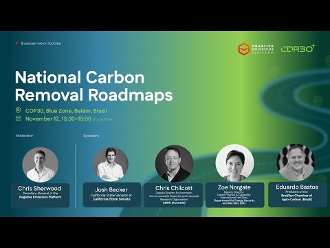 National Carbon Removal Roadmaps