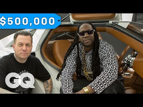 2 Chainz Geeks Out Over a $500K DeLorean by West Coast Customs | Most Expensivest Sh*t