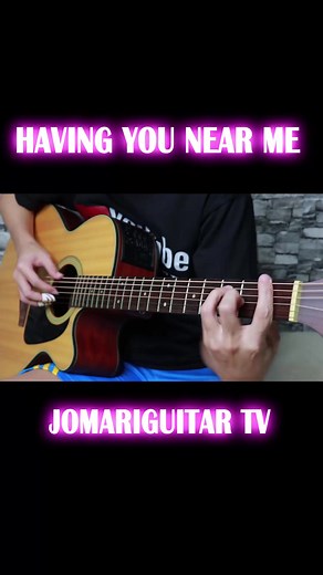 65K views · 2K reactions | having you near me , fingerstyle | JomariGuitar TV | Facebook