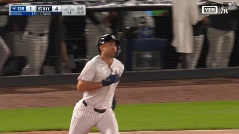 Giancarlo Stanton's two home runs