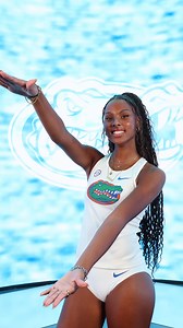 Only freshie in the field - @asia__phillips 💪 NCAA No. 16 and National Qualifier: Asia Phillips, Triple Jump, 13.38m [43' 10.75"] ✅ #GoGators 🐊 | Florida Gators Track & Field and Cross Country