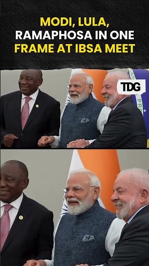 #watch | Modi, Lula and Ramaphosa Share Frame at IBSA 2025 in Johannesburg | #ibsa2025 #shorts