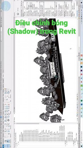 Điều chỉnh bóng đổ (Shadow) trong Revit