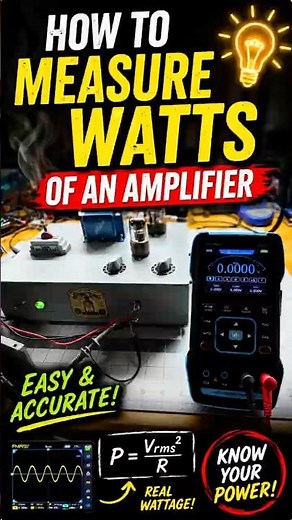 How to Measure Amplifier Watts with the FNIRSI 2C53T