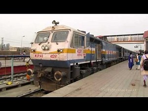 Cranking of a WDP4D locomotive... EMD GT46ACe Loco Startup - Indian Railways!!!