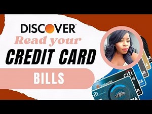 Learn how to read Your Discover Credit Card Billing Statement 📊💳