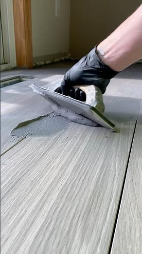 Prism Grouting a Tile Floor #diy #howto #tile #construction